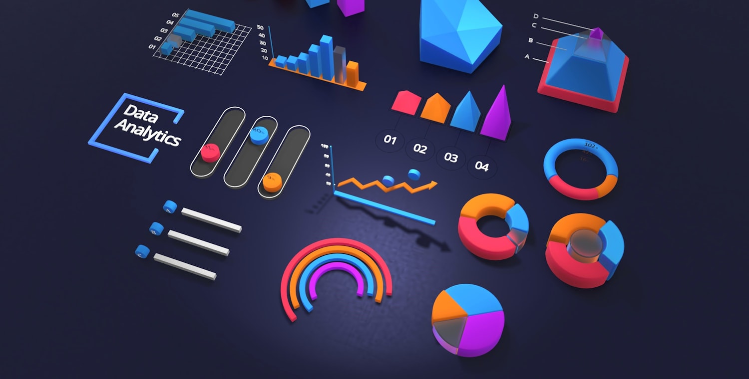 Visualisation de données colorée en trois dimensions