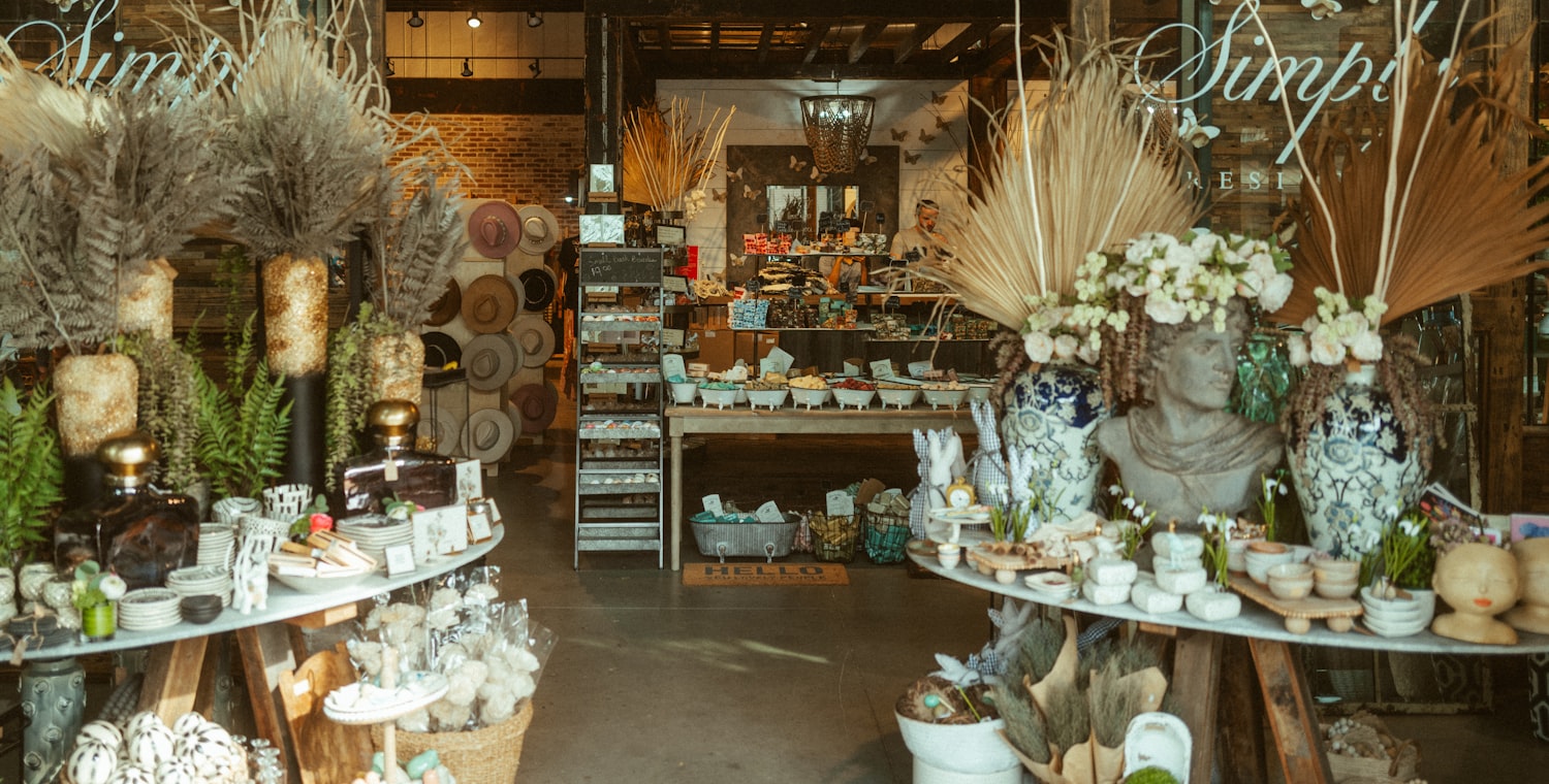 Intérieur d'un commerce de proximité
